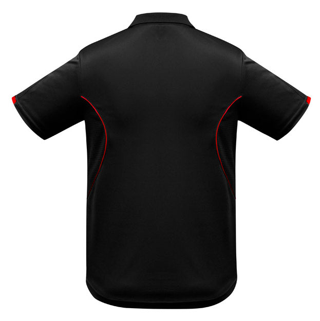 Biz Collection - Razor Mens Polo_Black/Red - P405MS