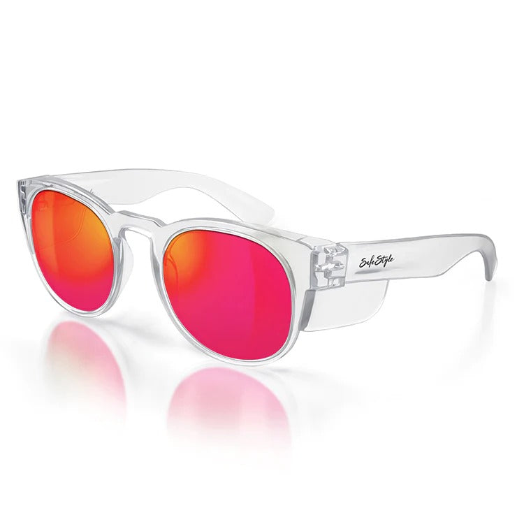SafeStyle - Cruisers Clear Frame/Mirror Red Polarised UV400_CRCRP100