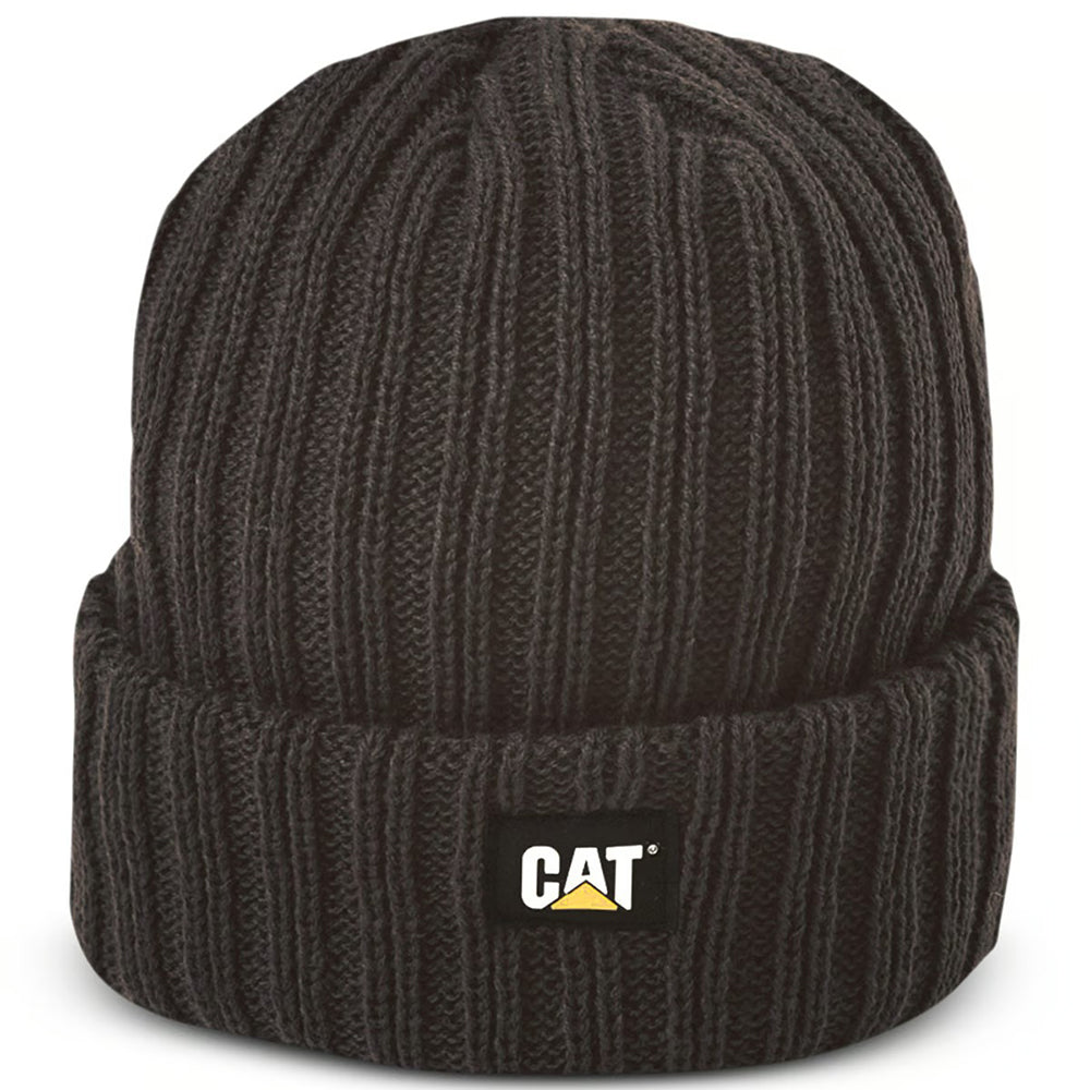 CAT- RIB WATCH BEANIE _BLACK - W01443
