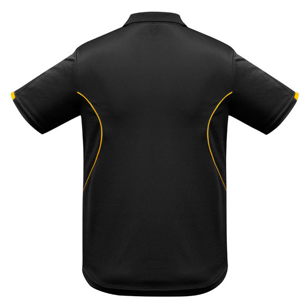 Biz Collection - Razor Mens Polo_Black/ Gold - P405MS