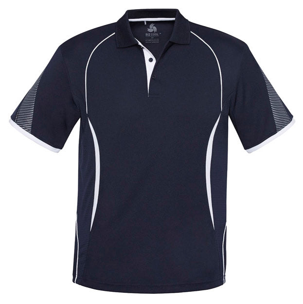 Biz Collection - Razor Mens Polo_Navy/White - P405MS