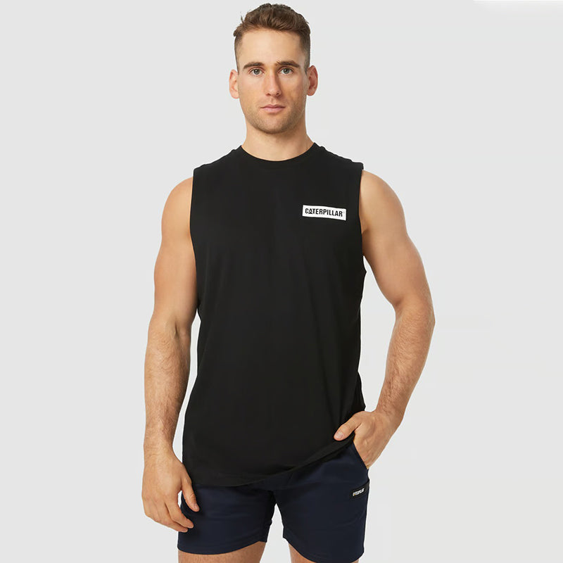 CAT - ICON MUSCLE TEE_Black - 1510493.016