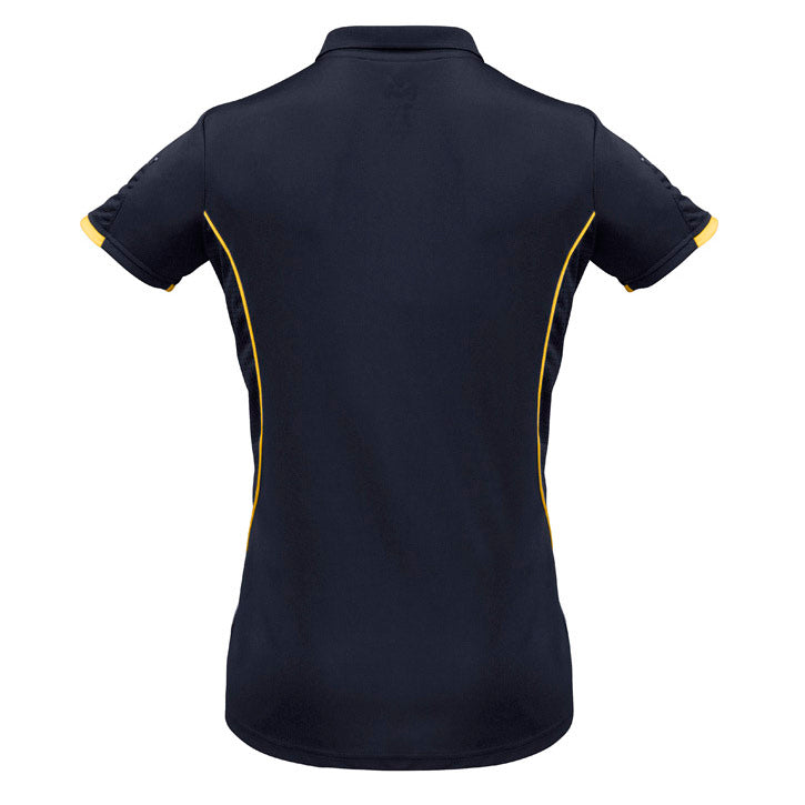 Biz Collection - Razor Ladies Polo_Navy/Gold - P405LS