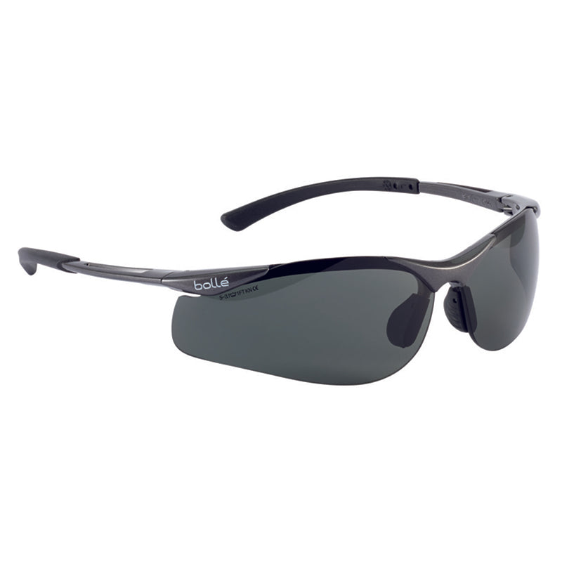 BOLLE - CONTOUR Dark Gun Frame Grey Polarised Lens - Soft Drawstring Pouch - 1652107