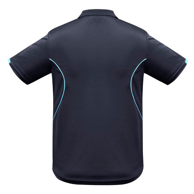 Biz Collection - Razor Mens Polo_Navy/Sky - P405MS