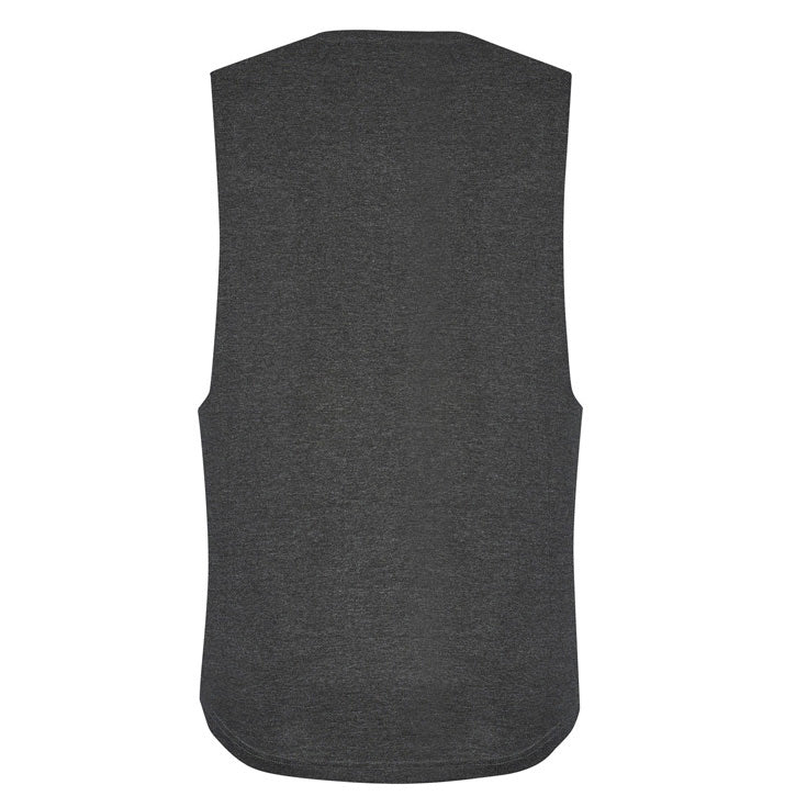 Syzmik - STREETWORX Sleeveless Tee_Charcoal Marle - ZH137