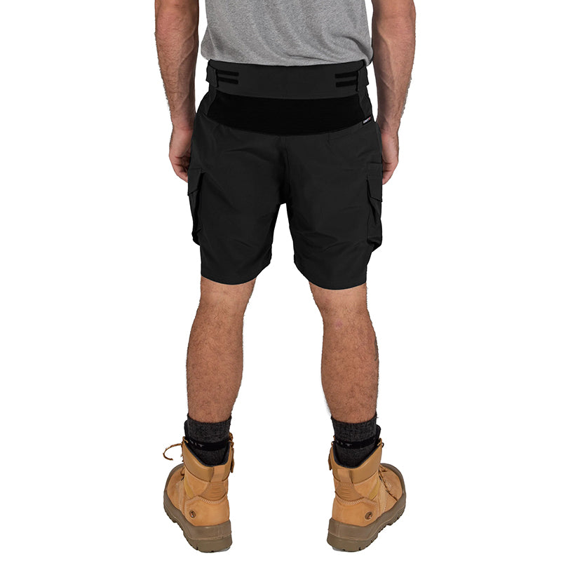 UNIT - RAPID FLEX SHORTS - Quick Dry Active Work Short_Black - 189138002