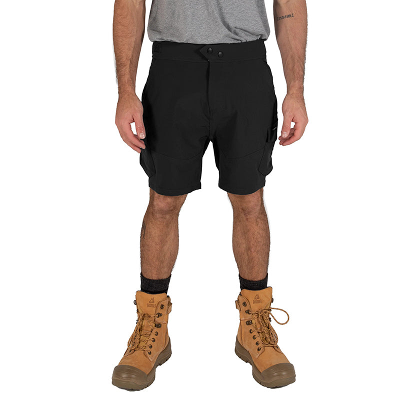 UNIT - RAPID FLEX SHORTS - Quick Dry Active Work Short_Black - 189138002