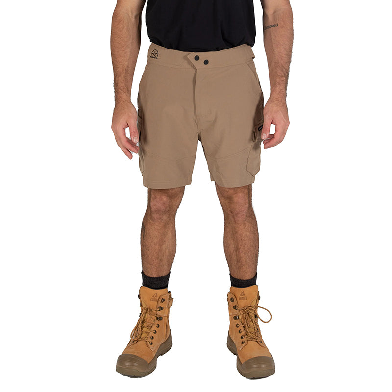 UNIT - RAPID FLEX SHORTS - Quick Dry Active Work Short_Khaki - 189138002