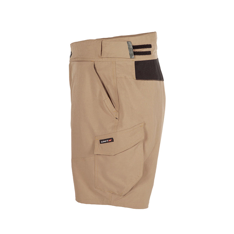 UNIT - RAPID FLEX SHORTS - Quick Dry Active Work Short_Khaki - 189138002