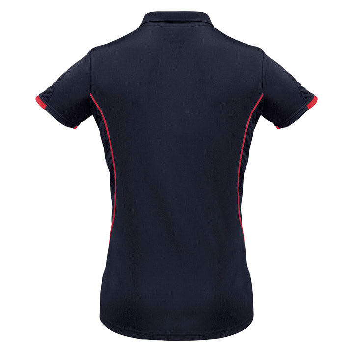 Biz Collection - Razor Ladies Polo_Navy/Red - P405LS