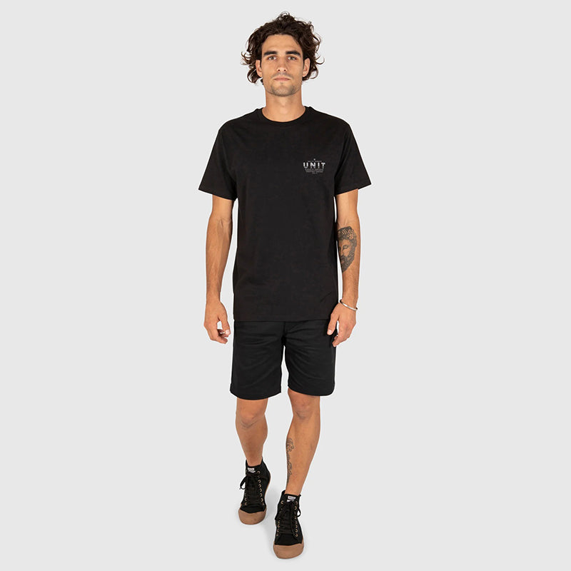 UNIT - MENS TEE - BERMUDA-221110003-BLACK