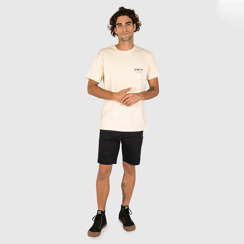 UNIT - MENS TEE - BERMUDA-221110003-CREAM