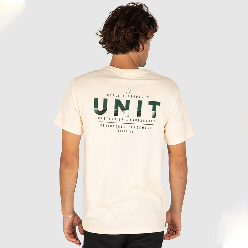 UNIT - MENS TEE - BERMUDA-221110003-CREAM