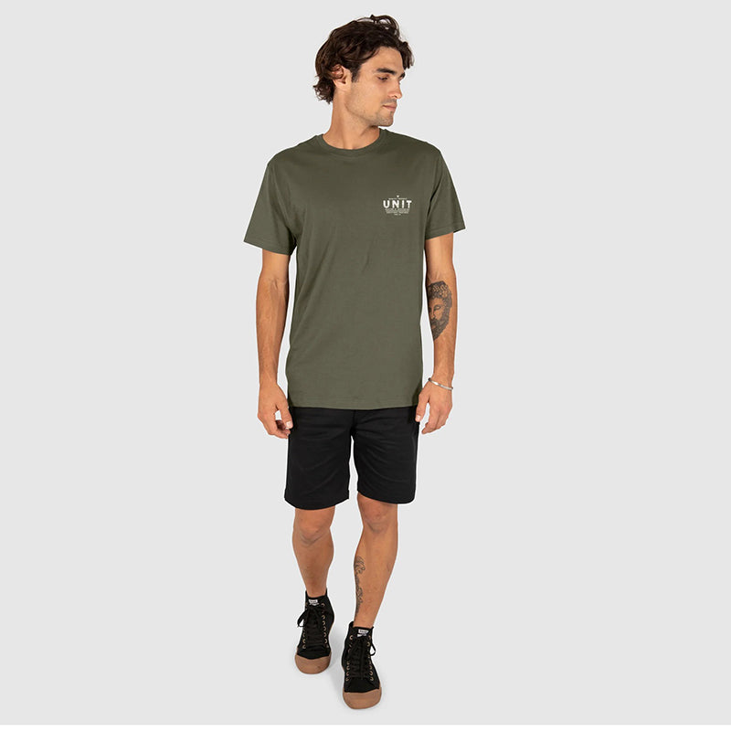 UNIT - MENS TEE - BERMUDA-221110003-MILITARY