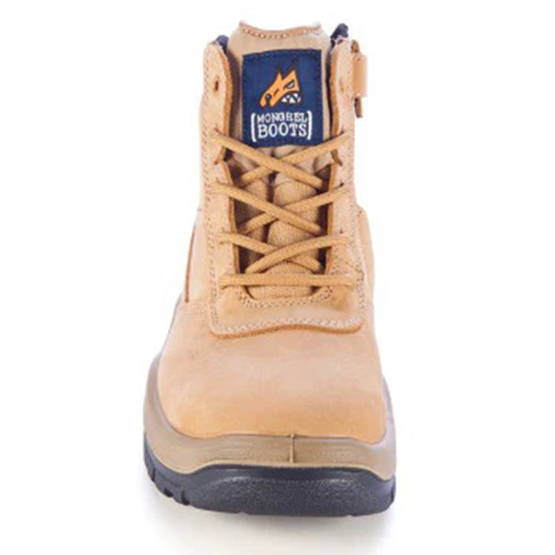 Mongrel - Zip Sided Safety Boot_Wheat - 261050