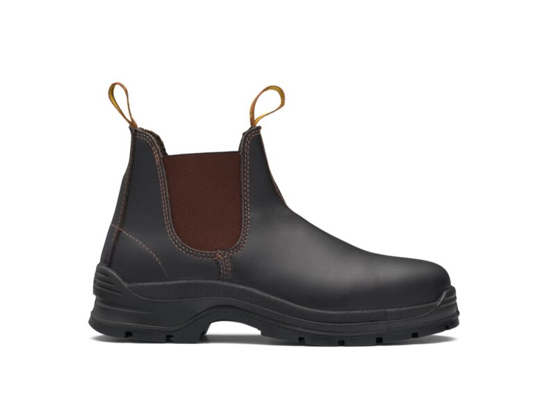 Blundstone - 311 Elastic side safety boot - waxy leather_Brown - 311
