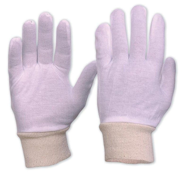 PRO CHOICE - INTERLOCK POLY/COTTON LINER GLOVES KNITTED WRIST MENS - 342CLKW