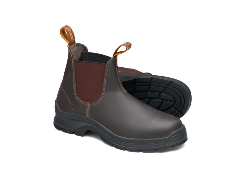 Blundstone - 405 Elastic side boot - Brown waxy leather - v cut_Brown - 405