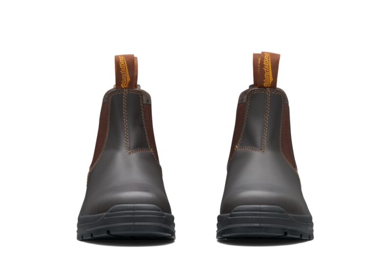 Blundstone - 405 Elastic side boot - Brown waxy leather - v cut_Brown - 405
