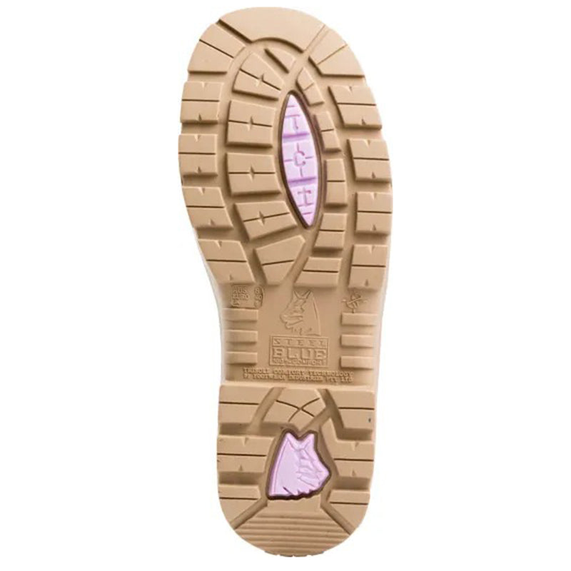 Steel Blue - SOUTHERN CROSS ZIP LADIES - zip sided boot with TPU sole - charity boot colour_Pink - 512761
