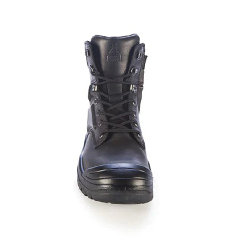 Mongrel - Black High Leg ZipSider Boot with Scuff Cap_Black - 561020