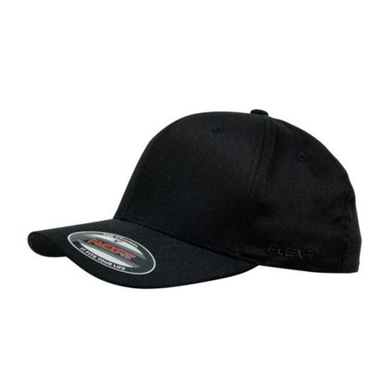 Flexfit Perma Curve Cap - Worn by the World _Black/Black - 6277