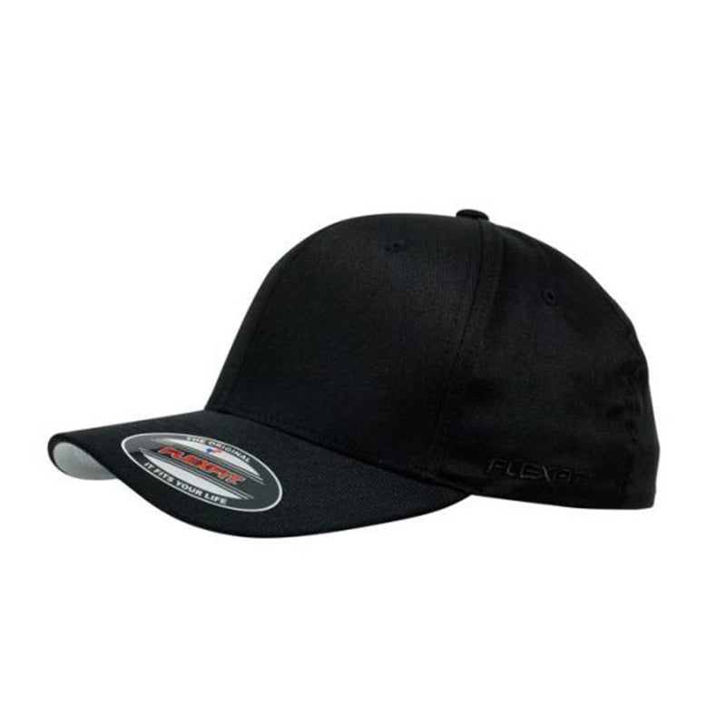 Flexfit Perma Curve Cap - Worn by the World _Black - 6277