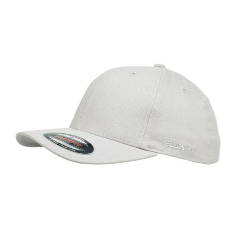 Flexfit Perma Curve Cap - Worn by the World _Silver - 6277