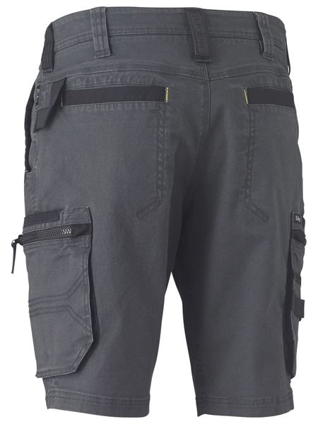 Bisley - Flx & Move Stretch Utility Zip Cargo Short_Charcoal - BSHC1330