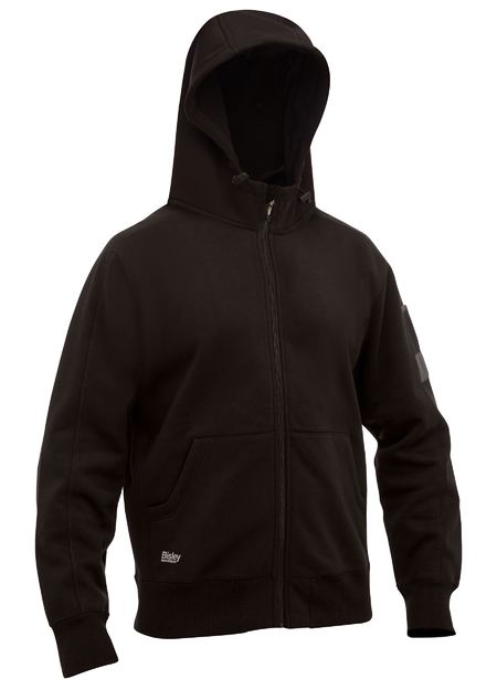 Bisley - UNI BW JUM WORK FLEECE HOODIE BLACK_BK6725