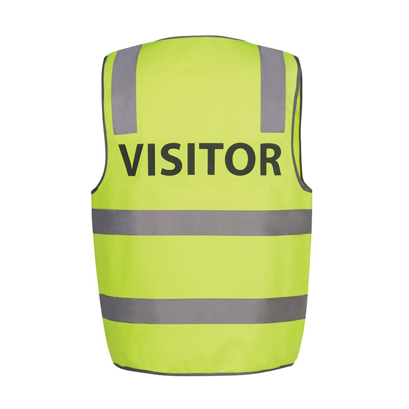 JBs Wear - Hi Vis (D+N) SAFETY VEST PRINT VISITOR LIME - 6DNS7