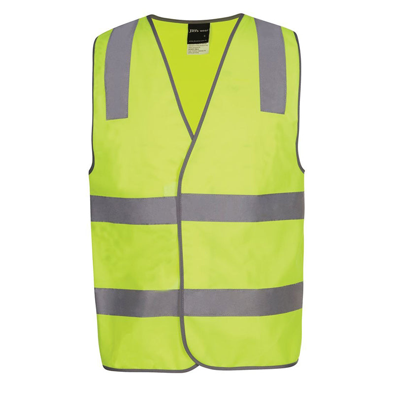 JBs Wear - Hi Vis (D+N) SAFETY VEST PRINT VISITOR LIME - 6DNS7