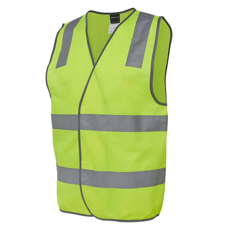 JBs Wear - Hi Vis (D+N) SAFETY VEST LIME - 6DNSV