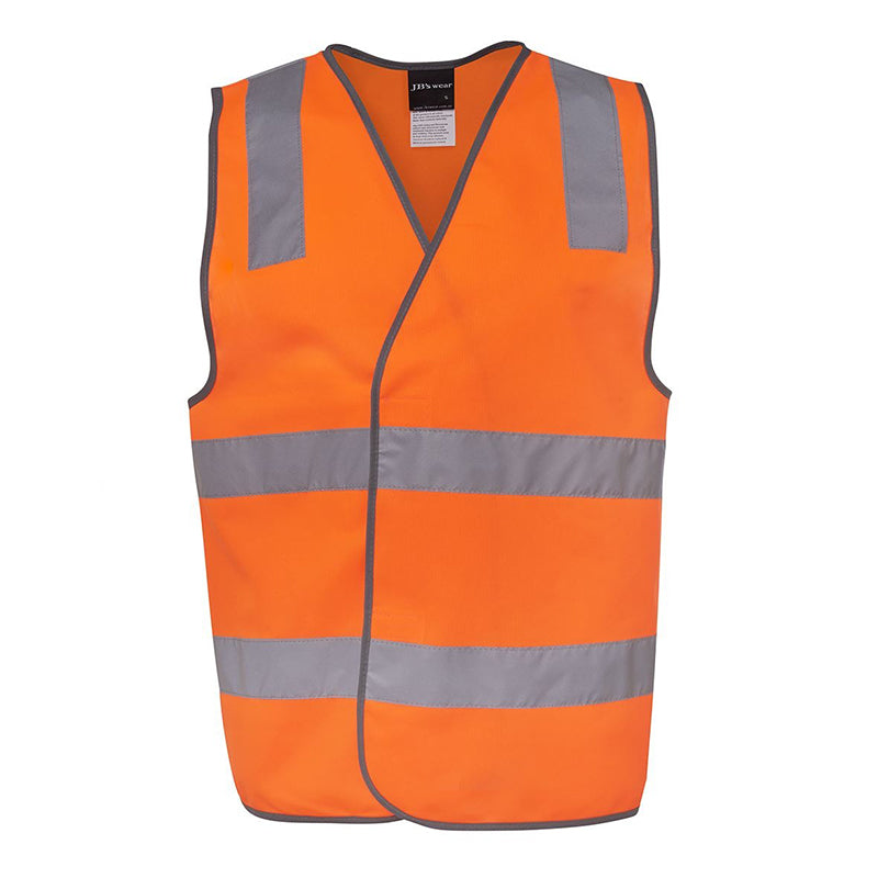 JBs Wear - Hi Vis (D+N) SAFETY VEST ORANGE- 6DNSV