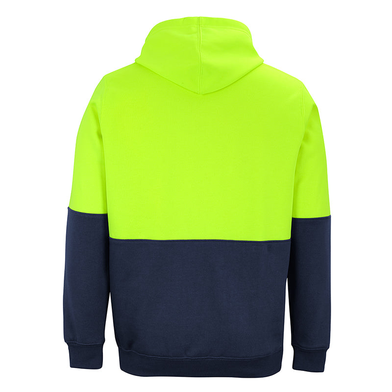 JBs Wear - HV PULL OVER HOODIE LIME/NAVY - 6HVPH