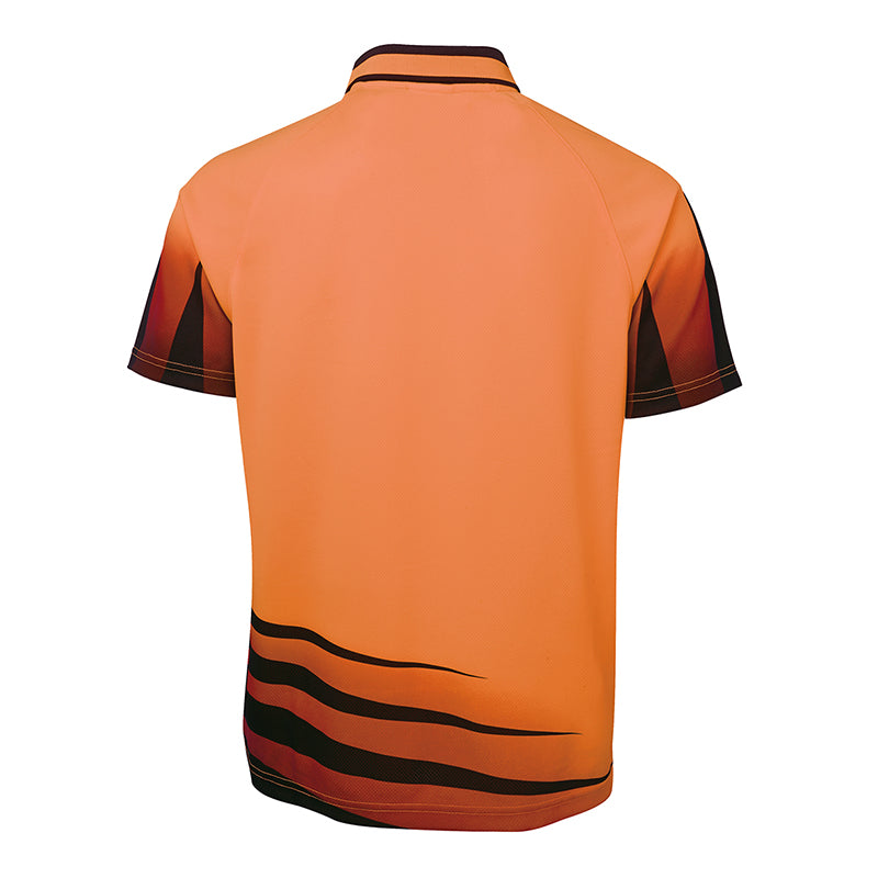 JBs Wear - Hi Vis RIPPA SUB POLO ORANGE/BLACK - 6HVRS
