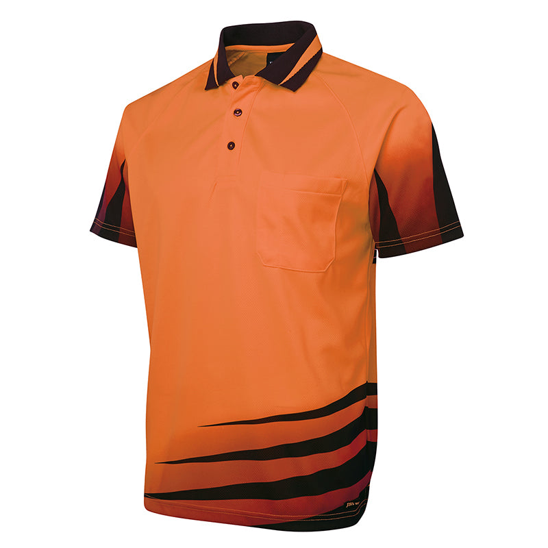 JBs Wear - Hi Vis RIPPA SUB POLO ORANGE/BLACK - 6HVRS