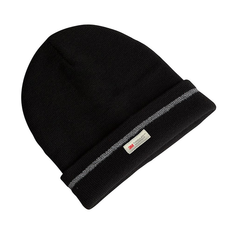 JBs Wear - REFLECTIVE BEANIE BLACK - HIGH PROFILE- 6RNFB