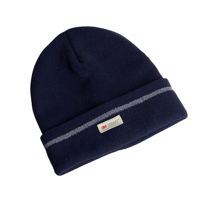 JBs Wear - REFLECTIVE BEANIE NAVY - HIGH PROFILE- 6RNFB