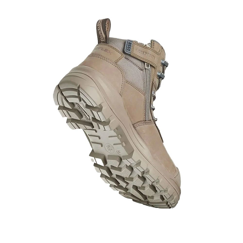 Blundstone - ROTOFLEX-TPU COMP SAFETY – 5 inch ZIP L/UP_STONE-8553