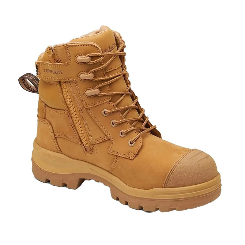 Blundstone - ROTOFLEX-TPU COMP SAFETY – 6 inch ZIP L/UP_WHEAT-8560