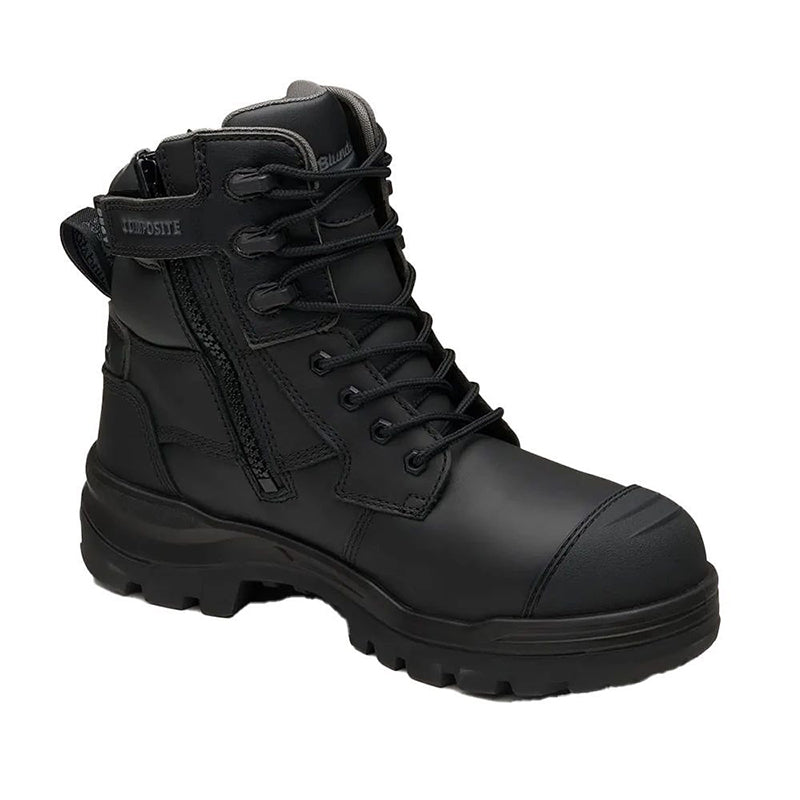 Blundstone - ROTOFLEX-TPU COMP SAFETY – 6 inch ZIP L/UP_BLACK-8561