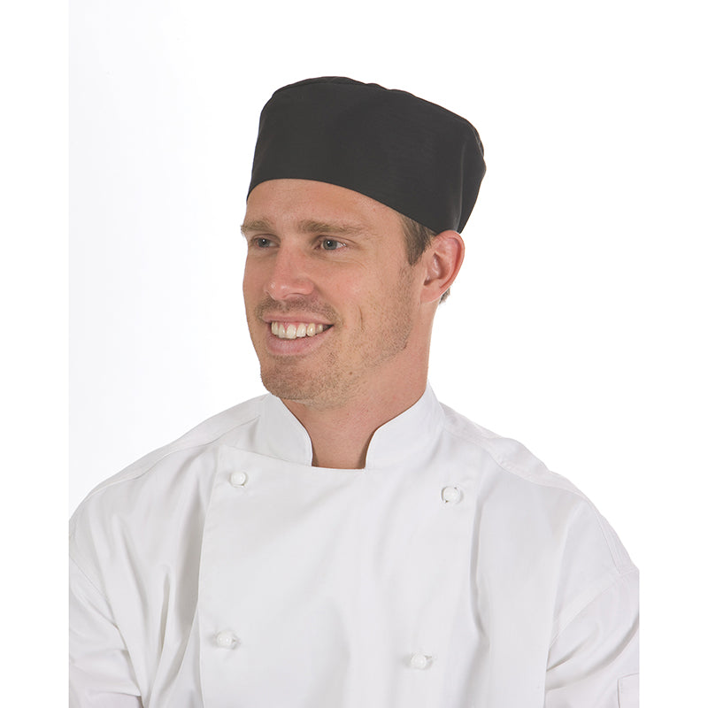 DNC - Flat Top Chef Hat_Black - 1602