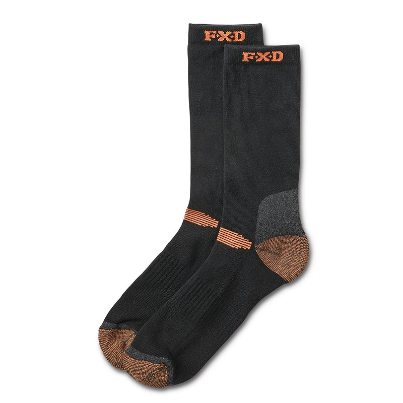 FXD - SK-2 4pk reinforced knit sock_Black