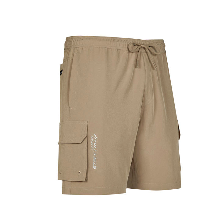 Syzmik - Streetworx Board Short - Stretch_Khaki - ZS240