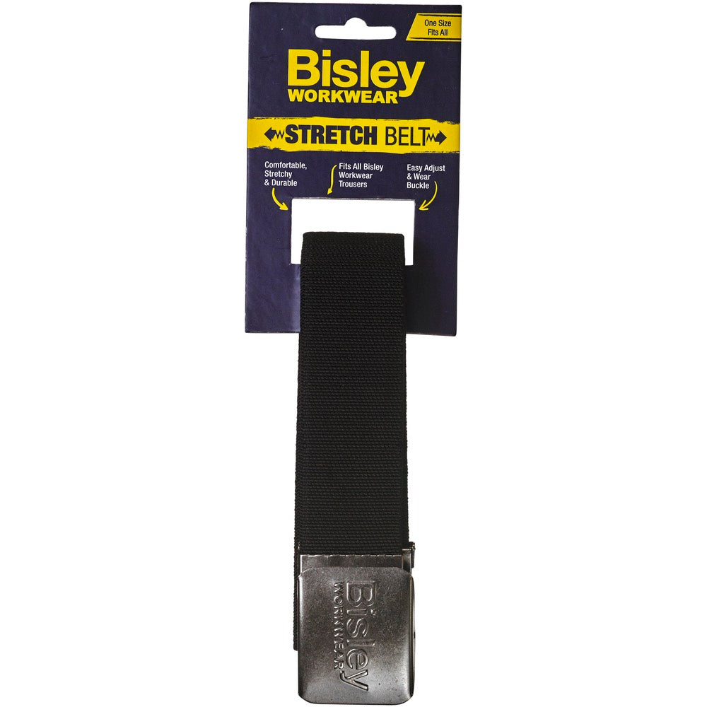 Bisley - Stretch Webbing Belt_Black - BB101