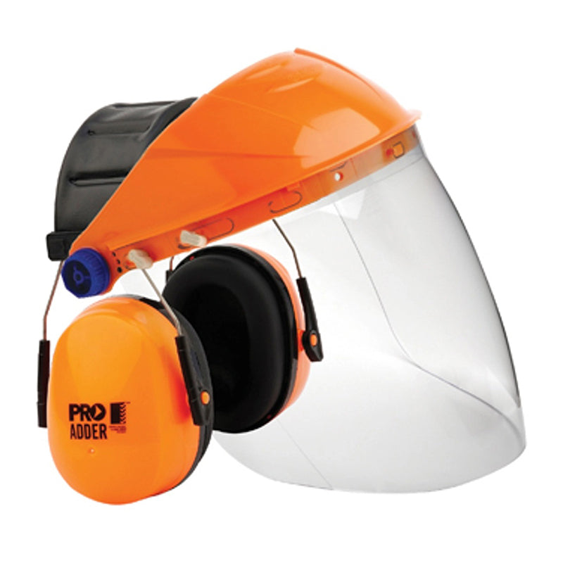 PRO CHOICE - BROWGUARD +CLEAR VISOR + ADDER EARMUFF COMBO Class 5 - 32db - BGVCEADD