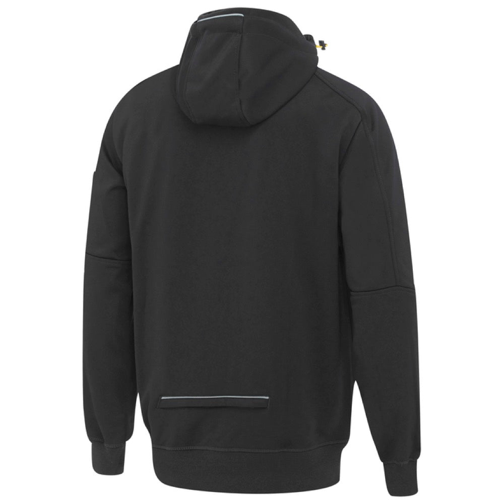 Bisley - Work Fleece Zip-Front Hoodie with Sherpa Lining_Black - BK6925