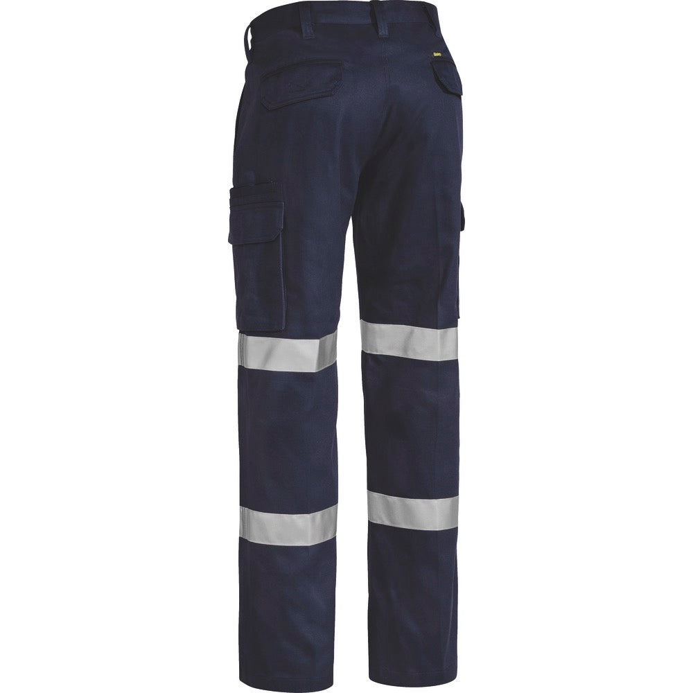 Bisley - Taped Biomotion Drill Cargo Work Pants_Navy - BPC6003T